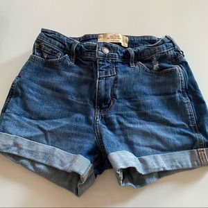 hollister denim boyfriend short
